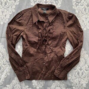 arden b ruffle blouse